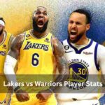 Lakers vs Warriors Player Stats