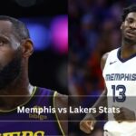 Memphis vs Lakers Stats