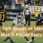 new york giants vs steelers match player stats