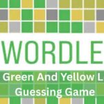 green and yellow letter guessing game