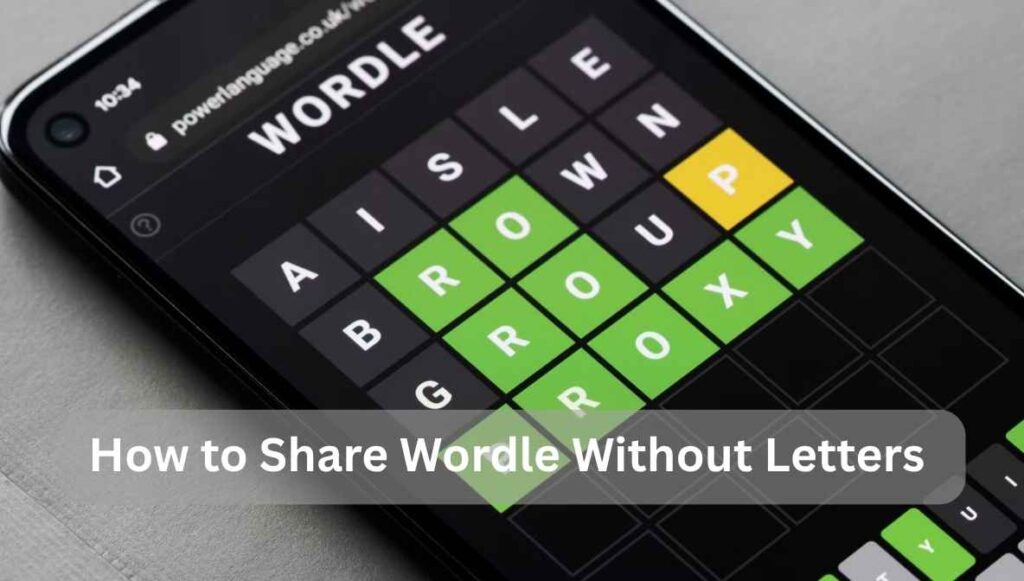 how to share wordle without letters