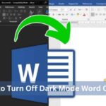 how to turn off dark mode word online